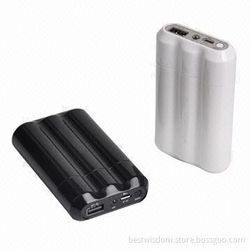 Battery Chargers with 7,800mAh Capacity and 5V DC, 1,000mA Output/Input Voltage
